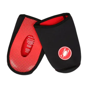 CASTELLI Cyklistické návleky na tretry - TOE THINGY 2 - červená/čierna CASTELLI Cyklistické návleky na tretry - TOE THINGY 2 - červená/čierna