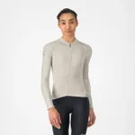 CASTELLI Cyklistický dres s dlhým rukávom letný - ESPRESSO 2 W - ivory CASTELLI Cyklistický dres s dlhým rukávom letný - ESPRESSO 2 W - ivory