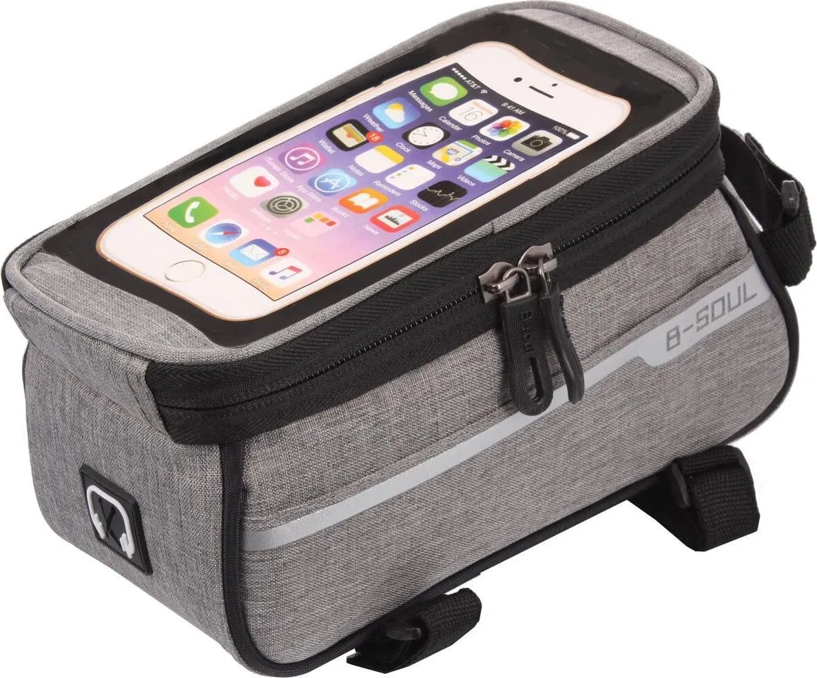 Šport a outdoor | Cyklistika | Cyklodoplnky | Tašky - Front 1.0 brašna na rám sivá Šport a outdoor | Cyklistika | Cyklodoplnky | Tašky - Front 1.0 brašna na rám sivá