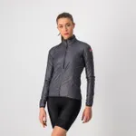 CASTELLI Cyklistická vetruodolná bunda - ARIA SHELL W - šedá CASTELLI Cyklistická vetruodolná bunda - ARIA SHELL W - šedá