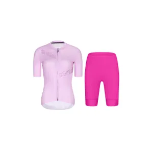 RIVANELLE Cyklistický krátky dres a krátke nohavice - CRYSTELLE - cyklamenová/ružová RIVANELLE Cyklistický krátky dres a krátke nohavice - CRYSTELLE - cyklamenová/ružová