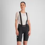 SPORTFUL Cyklistické nohavice krátke s trakmi - SRK W - čierna SPORTFUL Cyklistické nohavice krátke s trakmi - SRK W - čierna
