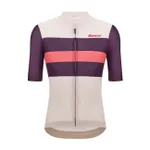 SANTINI Cyklistický dres s krátkym rukávom - BENGAL - biela/fialová/ružová SANTINI Cyklistický dres s krátkym rukávom - BENGAL - biela/fialová/ružová