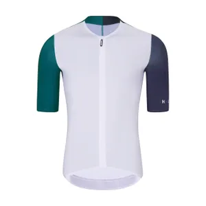HOLOKOLO Cyklistický dres s krátkym rukávom - PERFORMANCE - biela/viacfarebná HOLOKOLO Cyklistický dres s krátkym rukávom - PERFORMANCE - biela/viacfarebná
