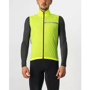 CASTELLI Cyklistická vesta - SQUADRA STRECH - žltá CASTELLI Cyklistická vesta - SQUADRA STRECH - žltá
