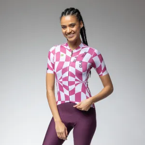 ALÉ Cyklistický dres s krátkym rukávom - MULTIVERSO 2.0 PR-E - biela/červená ALÉ Cyklistický dres s krátkym rukávom - MULTIVERSO 2.0 PR-E - biela/červená