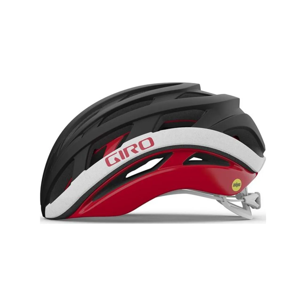 GIRO Cyklistická prilba - HELIOS SPHERICAL - čierna/červená GIRO Cyklistická prilba - HELIOS SPHERICAL - čierna/červená
