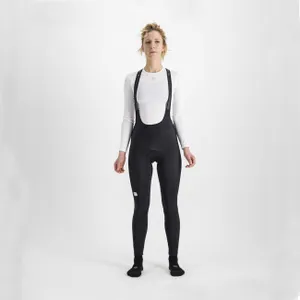 SPORTFUL Cyklistické nohavice dlhé s trakmi - BODYFIT CLASSIC W - čierna SPORTFUL Cyklistické nohavice dlhé s trakmi - BODYFIT CLASSIC W - čierna