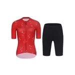 RIVANELLE Cyklistický krátky dres a krátke nohavice - METTLE LADY - červená/čierna RIVANELLE Cyklistický krátky dres a krátke nohavice - METTLE LADY - červená/čierna