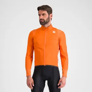 SPORTFUL Cyklistická vodeodolná pláštenka - HOT PACK NORAIN - oranžová SPORTFUL Cyklistická vodeodolná pláštenka - HOT PACK NORAIN - oranžová
