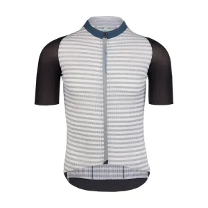 Q36.5 Cyklistický dres s krátkym rukávom - CLIMA - biela/čierna/šedá Q36.5 Cyklistický dres s krátkym rukávom - CLIMA - biela/čierna/šedá