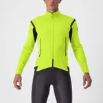 CASTELLI Cyklistická zateplená bunda - PERFETTO ROS 2 - žltá CASTELLI Cyklistická zateplená bunda - PERFETTO ROS 2 - žltá