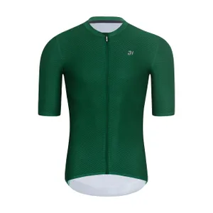 HOLOKOLO Cyklistický dres s krátkym rukávom - AEROLITE - zelená HOLOKOLO Cyklistický dres s krátkym rukávom - AEROLITE - zelená