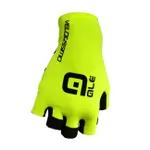 ALÉ Cyklistické rukavice krátkoprsté - VELOCISSIMO - čierna/žltá ALÉ Cyklistické rukavice krátkoprsté - VELOCISSIMO - čierna/žltá