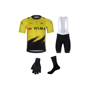 BONAVELO Cyklistický mega set - VISMA 2026 - čierna/žltá/biela BONAVELO Cyklistický mega set - VISMA 2026 - čierna/žltá/biela