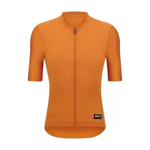 SANTINI Cyklistický dres s krátkym rukávom - RTR - oranžová SANTINI Cyklistický dres s krátkym rukávom - RTR - oranžová
