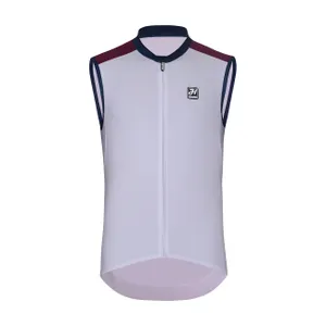HOLOKOLO Cyklistický dres bez rukávov - SIMPLE - bordová/šedá HOLOKOLO Cyklistický dres bez rukávov - SIMPLE - bordová/šedá
