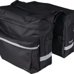 Šport a outdoor | Cyklistika | Cyklodoplnky | Tašky - Force Double dvojtaška zadná, čierna 2× 10 l Šport a outdoor | Cyklistika | Cyklodoplnky | Tašky - Force Double dvojtaška zadná, čierna 2× 10 l