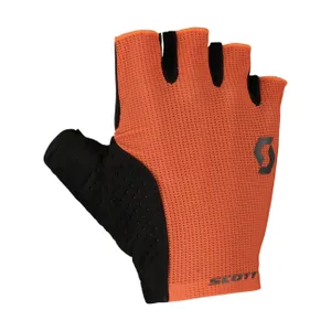 SCOTT Cyklistické rukavice krátkoprsté - ESSENTIAL GEL - oranžová SCOTT Cyklistické rukavice krátkoprsté - ESSENTIAL GEL - oranžová