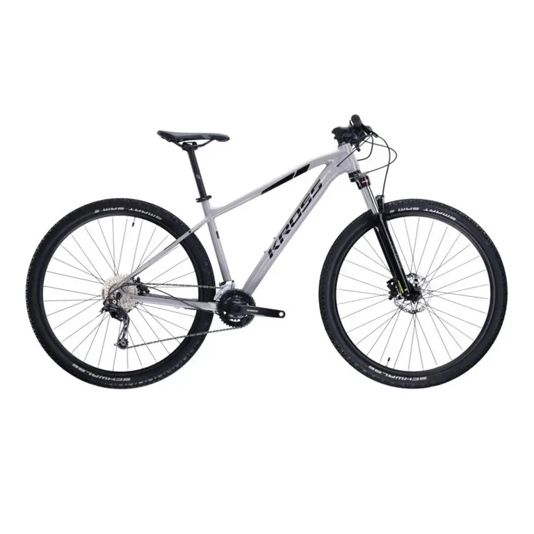Kross Level 3.0 2022 šedá/čierna - S (16", 165-172 cm) Kross Level 3.0 2022 šedá/čierna - S (16", 165-172 cm)