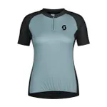 SCOTT Cyklistický dres s krátkym rukávom - ENDURANCE 20 W - modrá/čierna SCOTT Cyklistický dres s krátkym rukávom - ENDURANCE 20 W - modrá/čierna