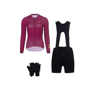 RIVANELLE Cyklistický mega set - VICTORIOUS - bordová/čierna RIVANELLE Cyklistický mega set - VICTORIOUS - bordová/čierna