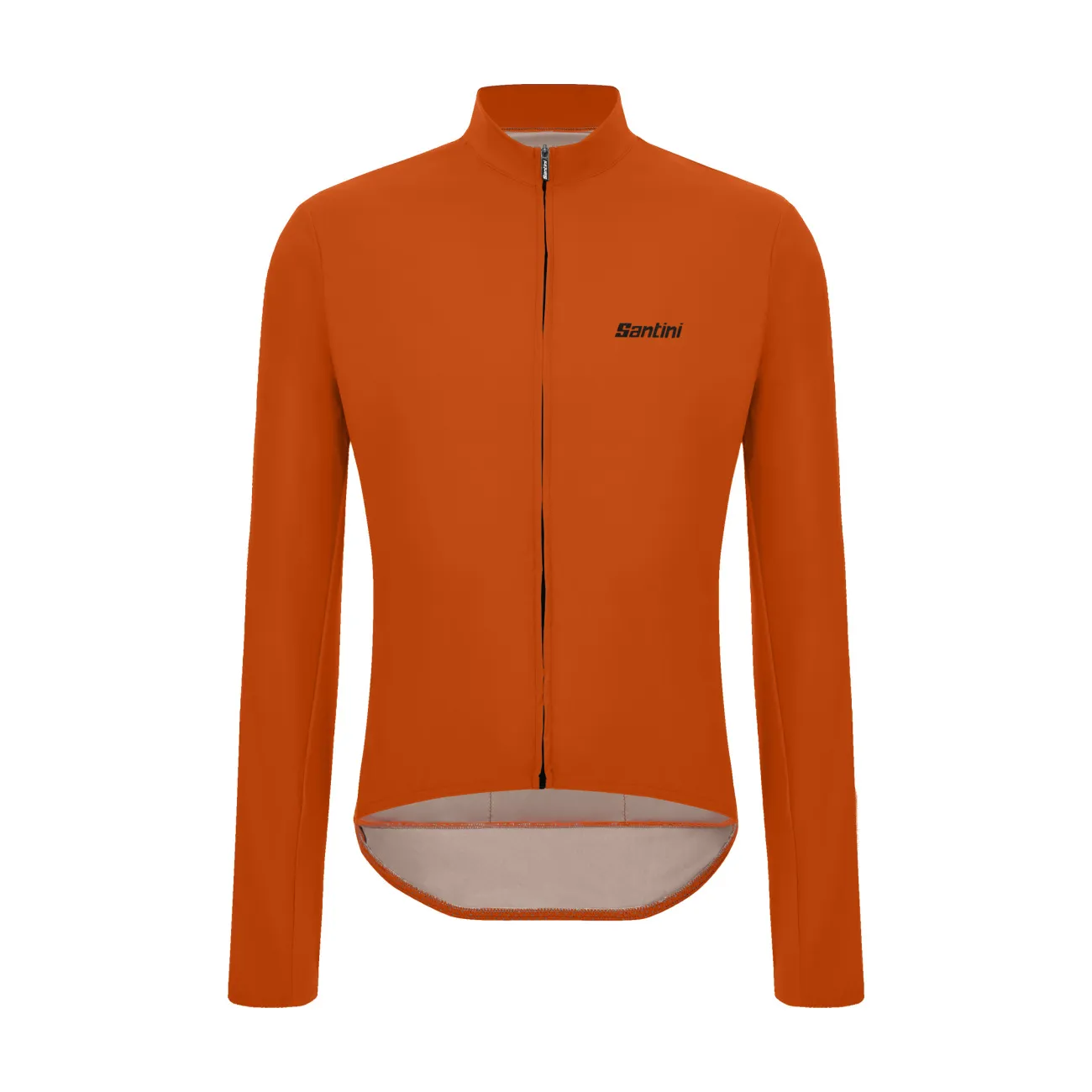 SANTINI Cyklistická vetruodolná bunda - RTR WIND - oranžová SANTINI Cyklistická vetruodolná bunda - RTR WIND - oranžová
