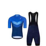 HOLOKOLO Cyklistický krátky dres a krátke nohavice - ARROW II - modrá HOLOKOLO Cyklistický krátky dres a krátke nohavice - ARROW II - modrá