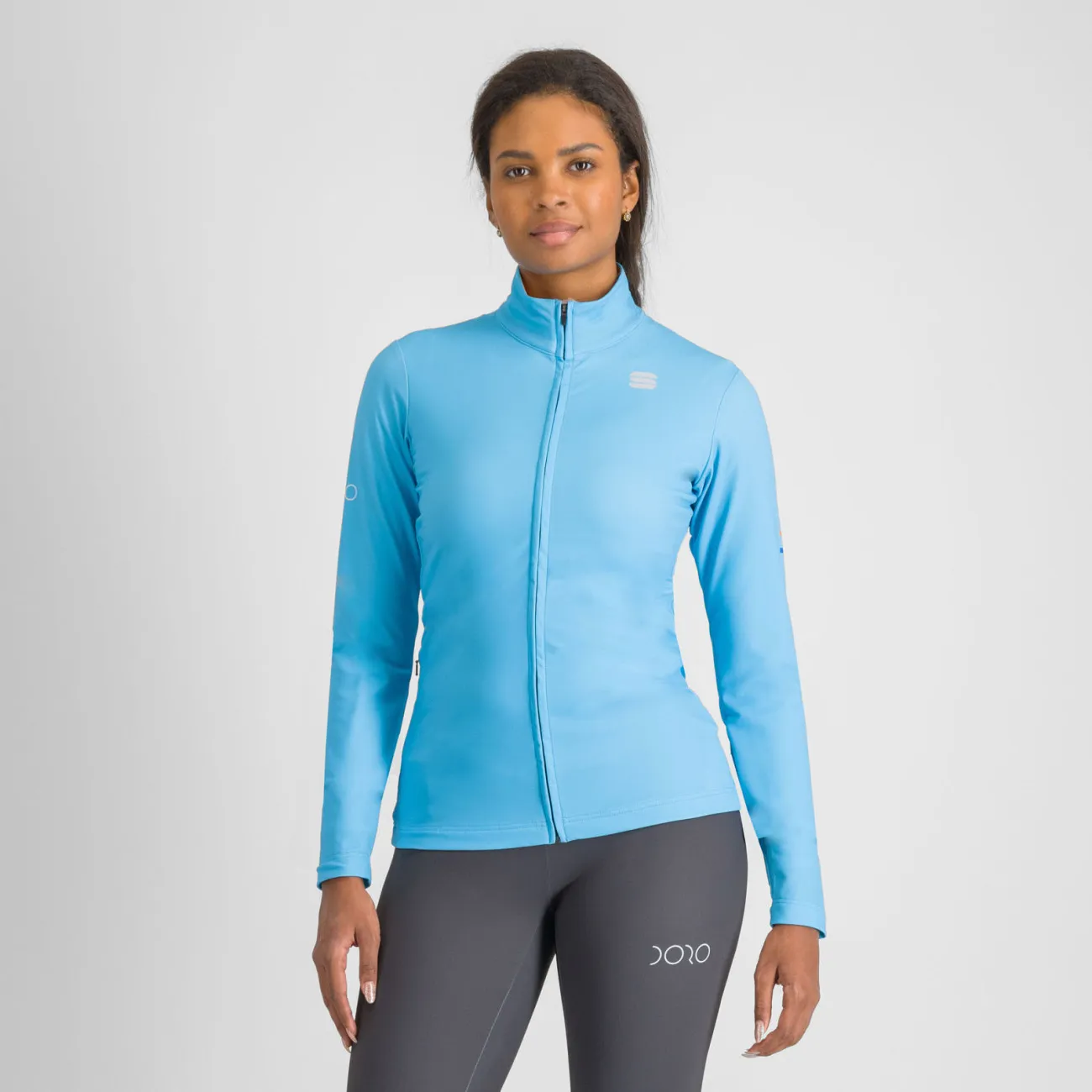 SPORTFUL Cyklistický dres s dlhým rukávom zimný - DORO W - modrá SPORTFUL Cyklistický dres s dlhým rukávom zimný - DORO W - modrá