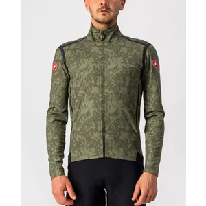 CASTELLI Cyklistická zateplená bunda - PERFETTO ROS UNLIMTD - zelená CASTELLI Cyklistická zateplená bunda - PERFETTO ROS UNLIMTD - zelená