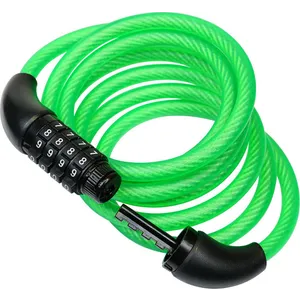 Šport a outdoor | Cyklistika | Cyklodoplnky | Zámky - Richter Czech RL.567.8x1800.ZEL oceľový kódový lankový zámok, 8 × 1800 mm Šport a outdoor | Cyklistika | Cyklodoplnky | Zámky - Richter Czech RL.567.8x1800.ZEL oceľový kódový lankový zámok, 8 × 1800 mm