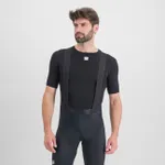 SPORTFUL Cyklistické tričko s krátkym rukávom - MERINO LAYER - čierna SPORTFUL Cyklistické tričko s krátkym rukávom - MERINO LAYER - čierna