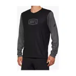 100% SPEEDLAB Cyklistický dres s dlhým rukávom letný - AIRMATIC - čierna 100% SPEEDLAB Cyklistický dres s dlhým rukávom letný - AIRMATIC - čierna