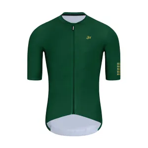 HOLOKOLO Cyklistický dres s krátkym rukávom - VICTORIOUS GOLD - zelená HOLOKOLO Cyklistický dres s krátkym rukávom - VICTORIOUS GOLD - zelená