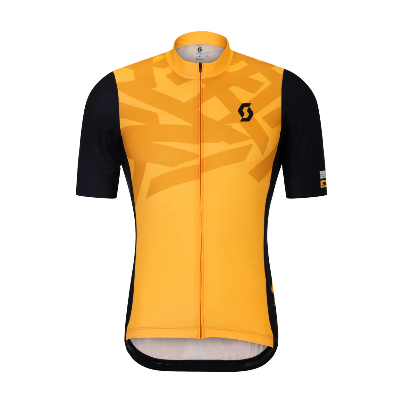 SCOTT Cyklistický dres s krátkym rukávom - RC ENDURANCE - oranžová/čierna SCOTT Cyklistický dres s krátkym rukávom - RC ENDURANCE - oranžová/čierna