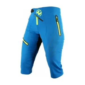 HAVEN Cyklistické nohavice krátke bez trakov - 3/4 ENERGY THREEQ - modrá/žltá HAVEN Cyklistické nohavice krátke bez trakov - 3/4 ENERGY THREEQ - modrá/žltá