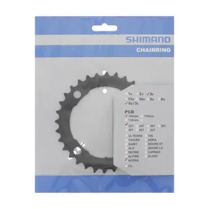 SHIMANO prevodník - CHAINRING M361 32 - čierna SHIMANO prevodník - CHAINRING M361 32 - čierna