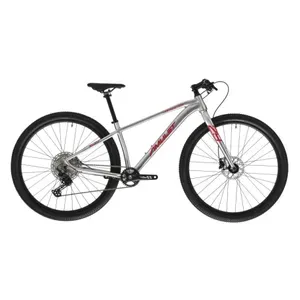 Juniorský horský bicykel AMULET 29 Youngster 1.11 SH, alu brushed transparent red Juniorský horský bicykel AMULET 29 Youngster 1.11 SH, alu brushed transparent red