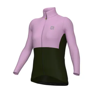 ALÉ Cyklistický dres s dlhým rukávom zimný - OFF ROAD - GRAVEL DUAL - fialová ALÉ Cyklistický dres s dlhým rukávom zimný - OFF ROAD - GRAVEL DUAL - fialová