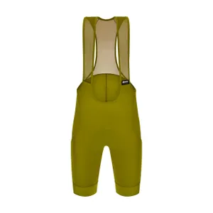 SANTINI Cyklistické nohavice krátke s trakmi - RTR - zelená SANTINI Cyklistické nohavice krátke s trakmi - RTR - zelená