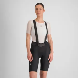 SPORTFUL Cyklistické nohavice krátke s trakmi - SRK W - čierna SPORTFUL Cyklistické nohavice krátke s trakmi - SRK W - čierna