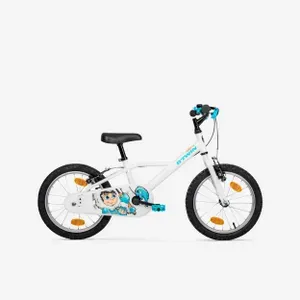 Detský bicykel - 16-palcový bicykel pre deti od 4 do 6 rokov 100 Inuit Detský bicykel - 16-palcový bicykel pre deti od 4 do 6 rokov 100 Inuit