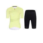 RIVANELLE Cyklistický krátky dres a krátke nohavice - GLAMOR - čierna/žltá RIVANELLE Cyklistický krátky dres a krátke nohavice - GLAMOR - čierna/žltá