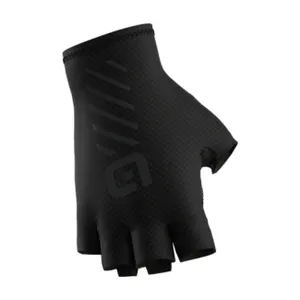 ALÉ Cyklistické rukavice krátkoprsté - ASPHALT - čierna ALÉ Cyklistické rukavice krátkoprsté - ASPHALT - čierna