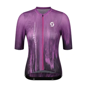 SCOTT Cyklistický dres s krátkym rukávom - ULTD SL W - fialová/čierna SCOTT Cyklistický dres s krátkym rukávom - ULTD SL W - fialová/čierna