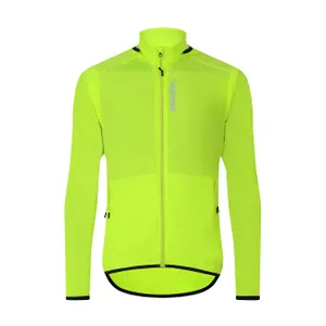 HOLOKOLO Cyklistická vetruodolná bunda - NEON - žltá HOLOKOLO Cyklistická vetruodolná bunda - NEON - žltá