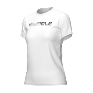 ALÉ Cyklistické tričko s krátkym rukávom - T-SHIRT - biela ALÉ Cyklistické tričko s krátkym rukávom - T-SHIRT - biela