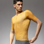 ALÉ Cyklistický dres s krátkym rukávom - EARTHY STYLE - žltá ALÉ Cyklistický dres s krátkym rukávom - EARTHY STYLE - žltá