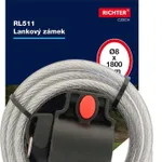 Šport a outdoor | Cyklistika | Cyklodoplnky | Zámky - Richter Czech RL.511.8x1800.CIR Šport a outdoor | Cyklistika | Cyklodoplnky | Zámky - Richter Czech RL.511.8x1800.CIR