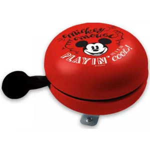 Šport a outdoor | Cyklistika | Cyklodoplnky | Zvončeky - Disney Mickey red retro 80 mm Šport a outdoor | Cyklistika | Cyklodoplnky | Zvončeky - Disney Mickey red retro 80 mm
